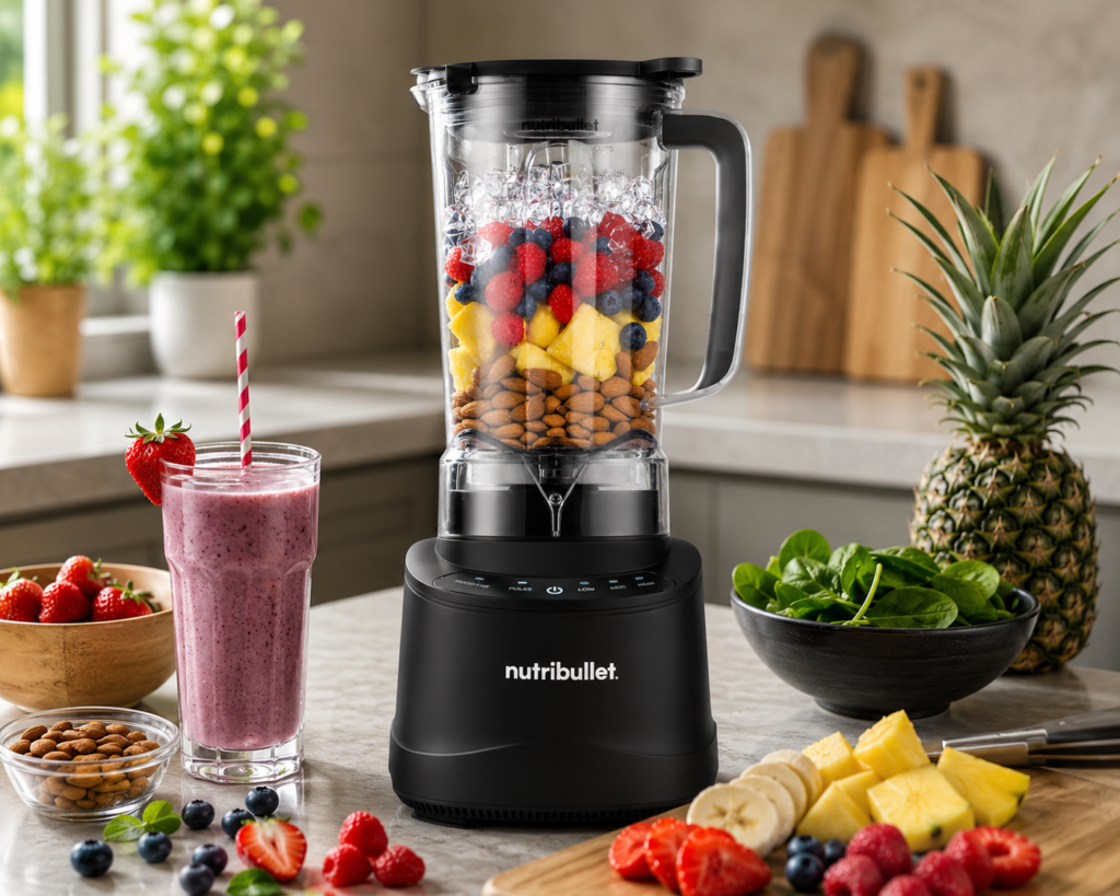 NutriBullet Power Core 1400W countertop blender 72oz pitcher best blender black