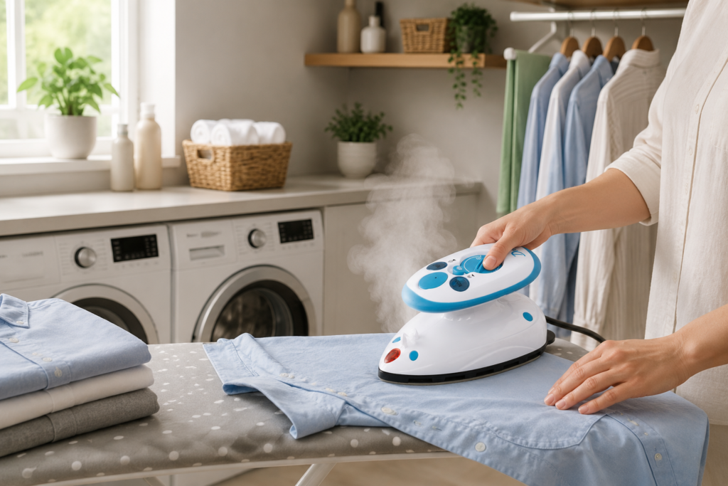 Dritz Mighty Travel Steam Iron – Mini Iron for Quilting, Crafts & Sewing